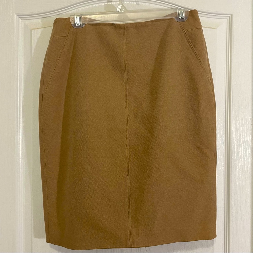 Loft Khaki Pencil Skirt